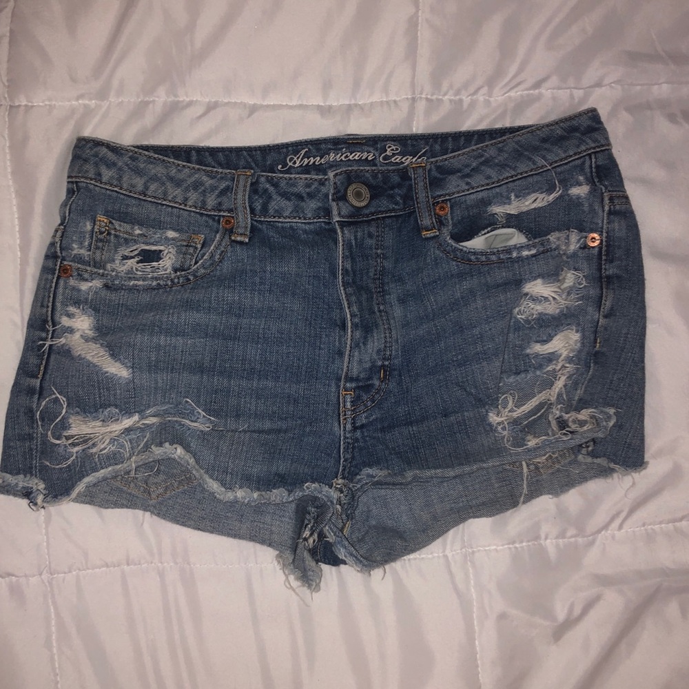 American Eagle Distressed denim shorts